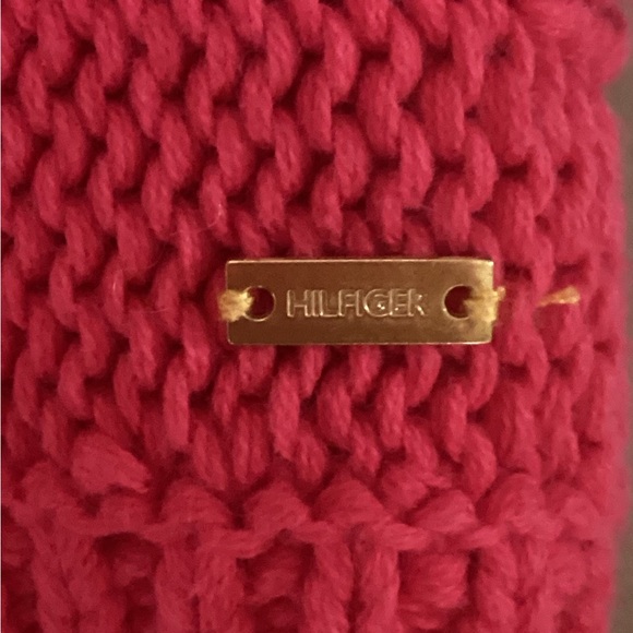 Vintage Style Tommy Hilfiger Pink Ombre Cable Chunky Sweater L - Picture 3 of 7